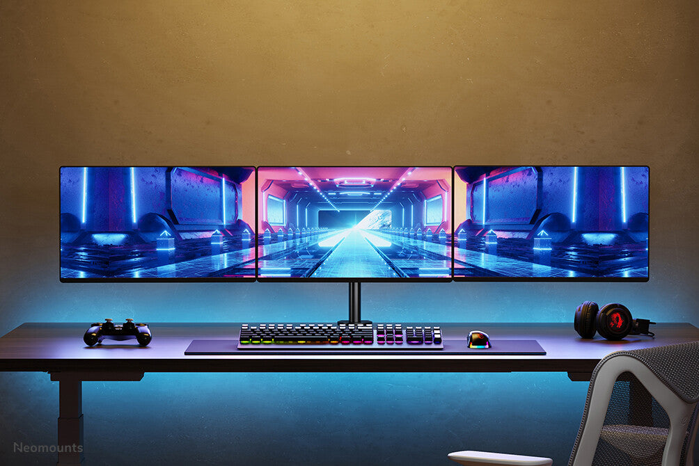 Neomounts FPMA-D550D3BLACK - Desk monitor mount for 25.4 cm (10") to 68.6 cm (27")