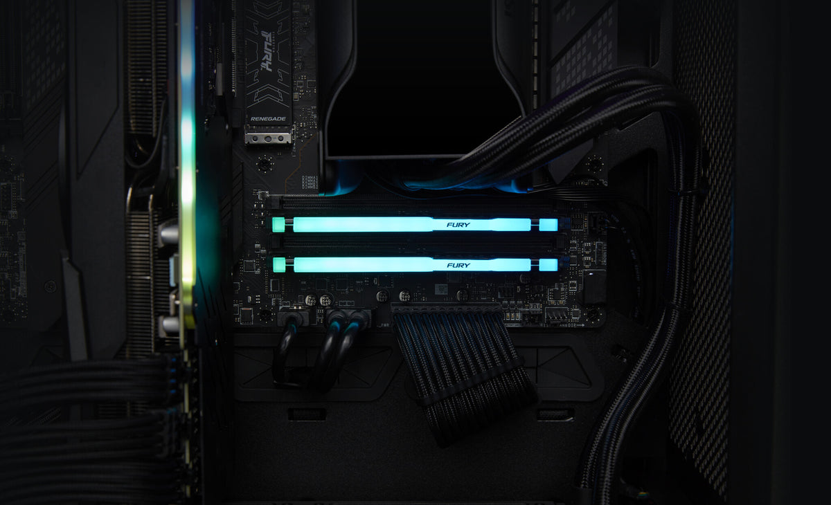 Kingston Technology FURY Beast Black RGB - 16 GB 1 x 16 GB 4800MT/s DDR5 memory module
