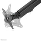Neomounts FPMA-D650DBLACK - Desk monitor mount for 43.2 cm (17") to 68.6 cm (27")