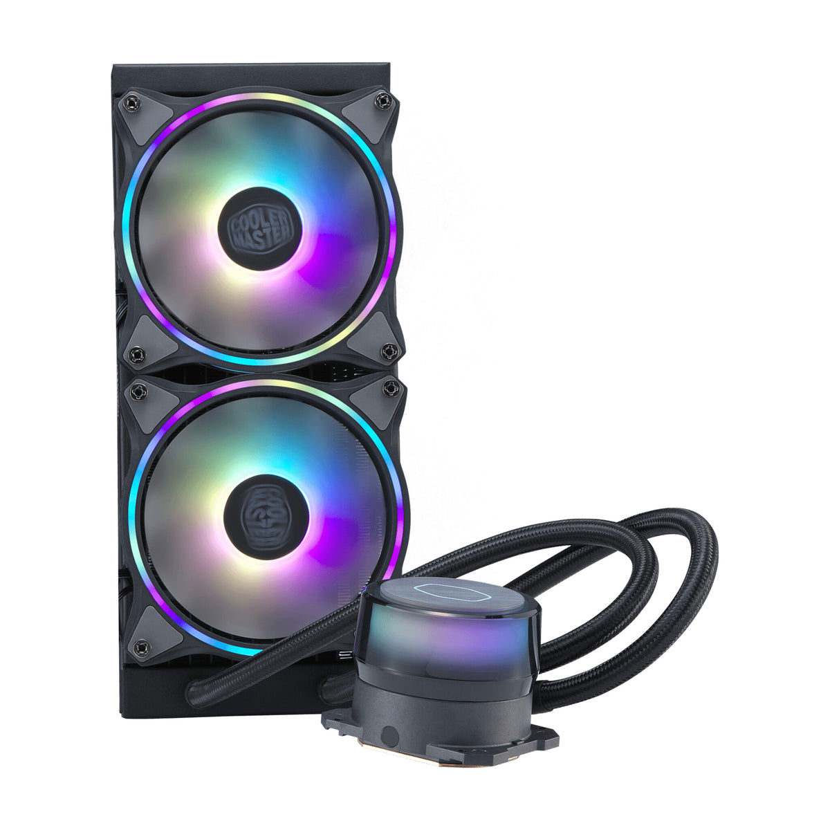 Cooler Master MasterLiquid ML240 Illusion - All-in-one Liquid CPU Cooler in Black