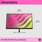 HP E24T G5 - 60.5 cm (23.8") - 1920 x 1080 pixels Full HD Touchscreen Monitor