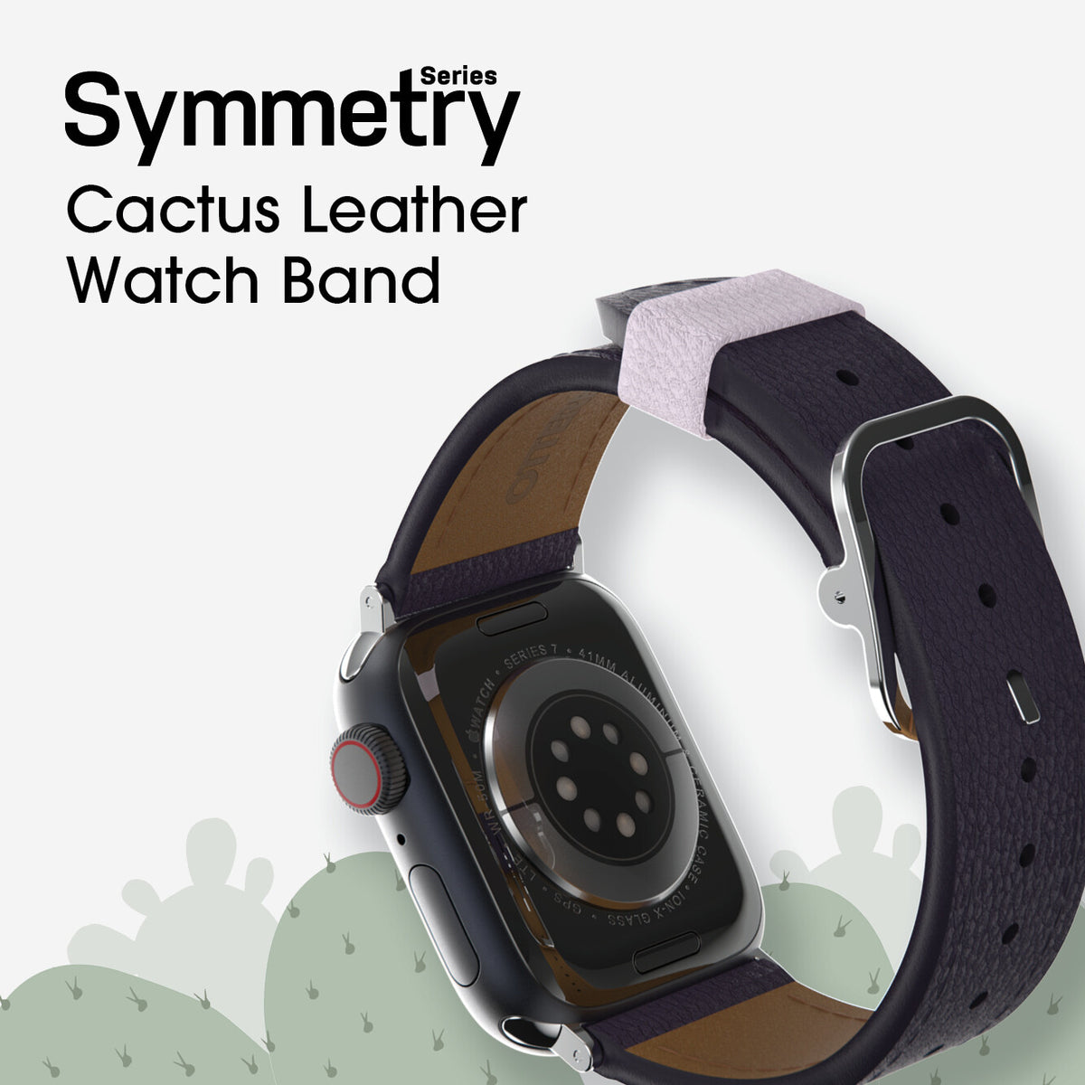 OtterBox Symmetry Cactus Series for Apple Watch 38/40/41mm in Plum Luxe