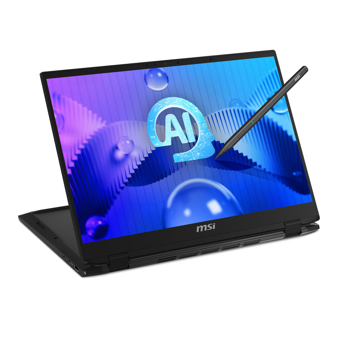 MSI Summit E16 AI Evo Hybrid (2-in-1) - 40.6 cm (16") - Touchscreen - Intel Core Ultra 7 155H - 32 GB LPDDR5-SDRAM - 1 TB SSD - Wi-Fi 7 - Windows 11 Pro - Black