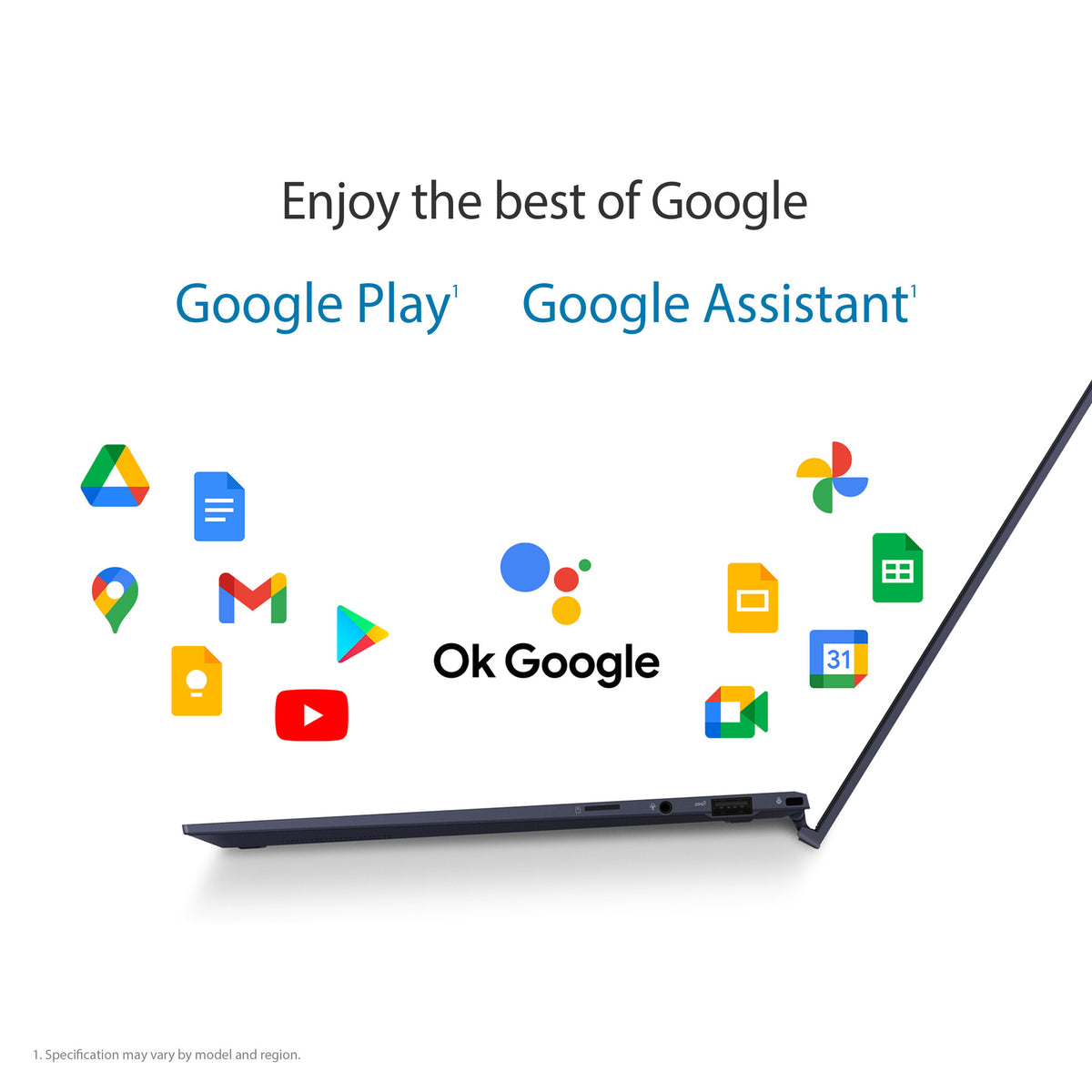 ASUS Chromebook - 35.6 cm (14") - Touchscreen - Intel® Core™ i7-1165G7- 16 GB LPDDR4x-SDRAM - 512 GB SSD - Wi-Fi 6 - ChromeOS - Black