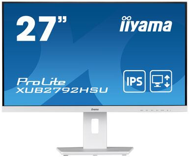 iiyama ProLite XUB2792HSU-W5 LED display 68.6 cm (27") 1920 x 1080 pixels Full HD White Monitor