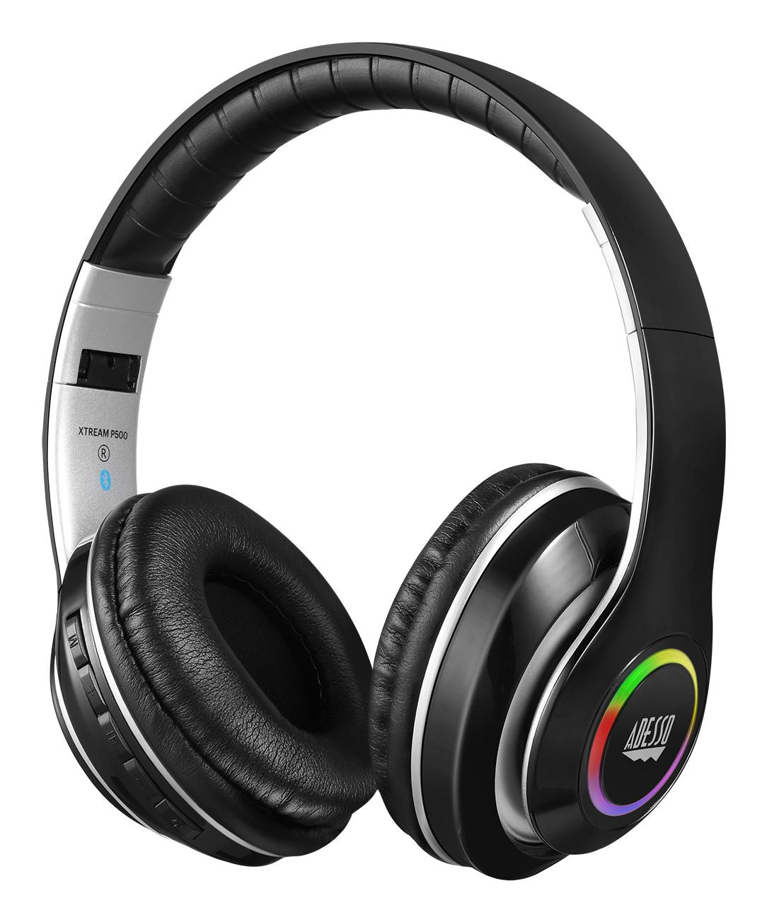 Adesso Xtream P500 Headset Wired & Wireless Head-band Calls/Music Bluetooth Black/ Silver