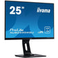 iiyama ProLite XUB2595WSU-B1 - 63.5 cm (25") - 1920 x 1200 pixels WUXGA LED Monitor