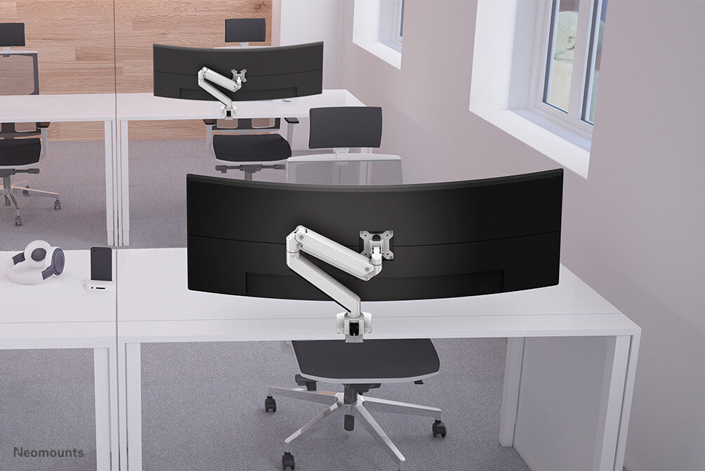 Neomounts NM-D775WHITEPLUS - Desk monitor mount for 25.4 cm (10") to 124.5 cm (49")