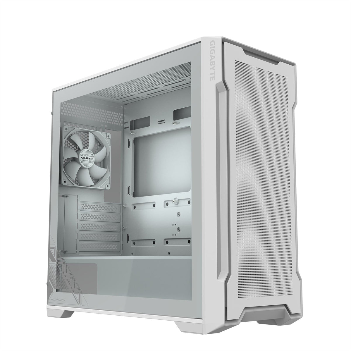 Gigabyte C102 GLASS - MicroATX Mid Tower Case in White