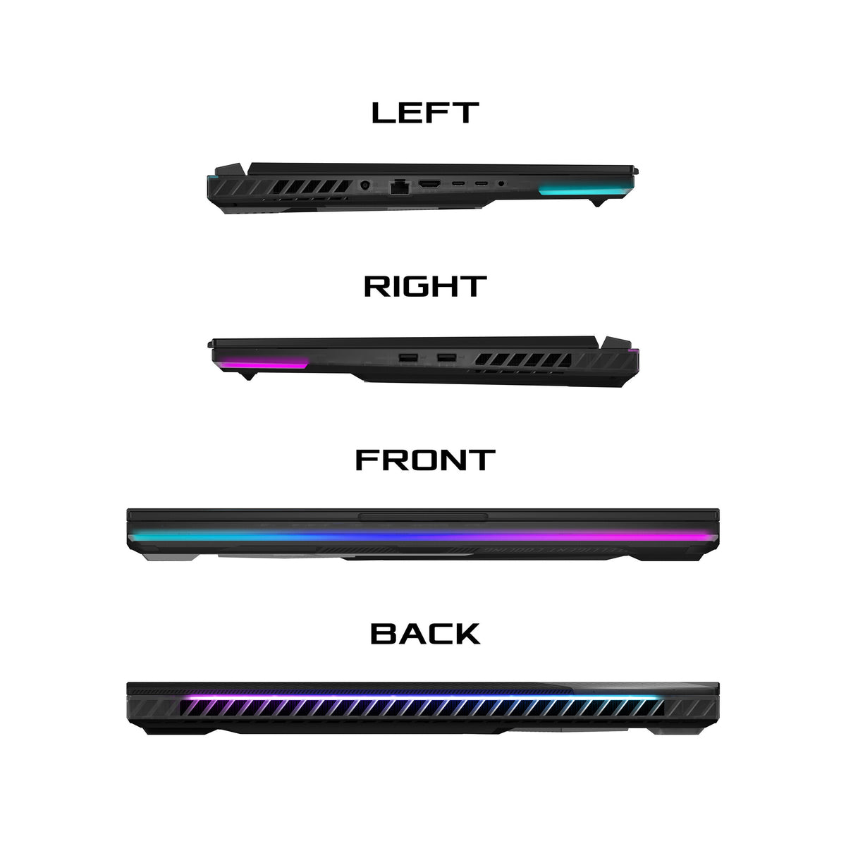 ASUS ROG Strix SCAR 18 Laptop - 45.7 cm (18") - Intel® Core™ i9-13980HX - 32 GB DDR5-SDRAM - 2 TB SSD - NVIDIA GeForce RTX 4090 - Wi-Fi 6E - Windows 11 Home - Black