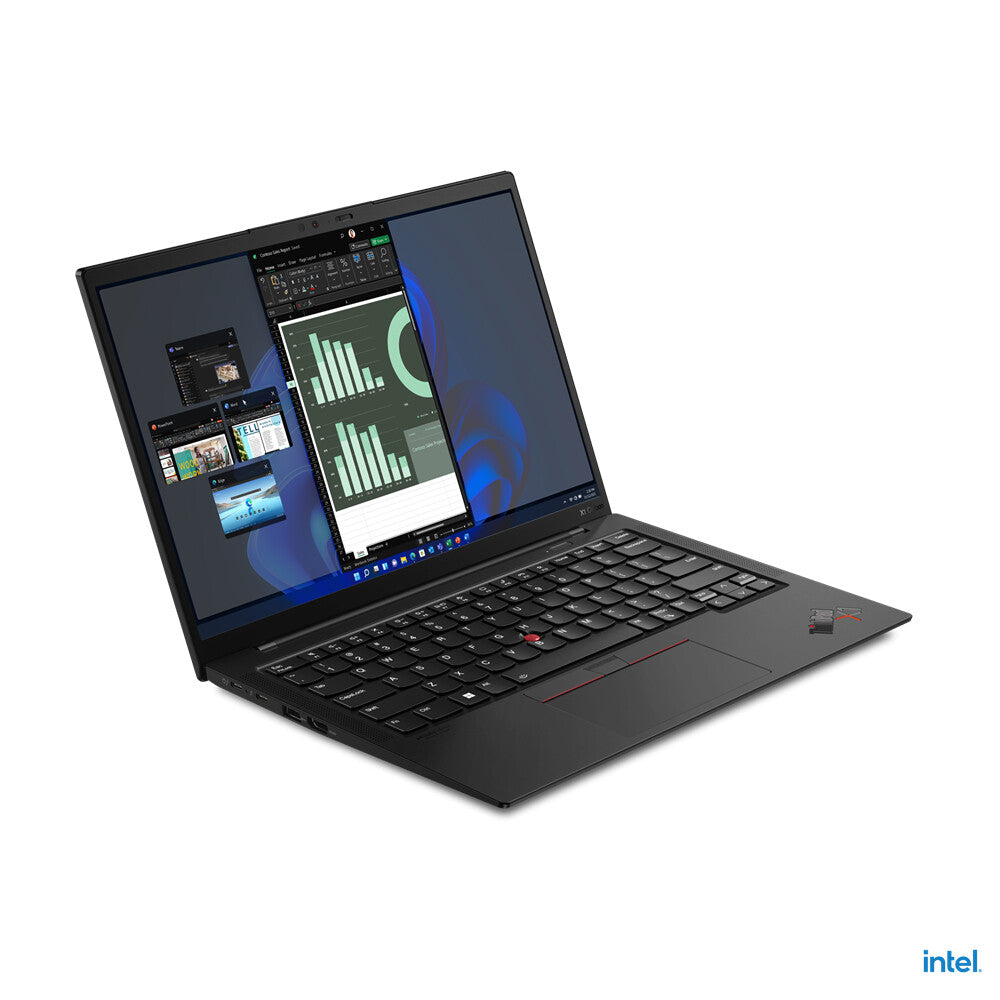 Lenovo ThinkPad X1 Carbon Gen 10 Laptop - 35.6 cm (14&quot;) - Intel® Core™ i5-1235U - 16 GB LPDDR5-SDRAM - 512 GB SSD - Wi-Fi 6E - Windows 11 Pro - Black