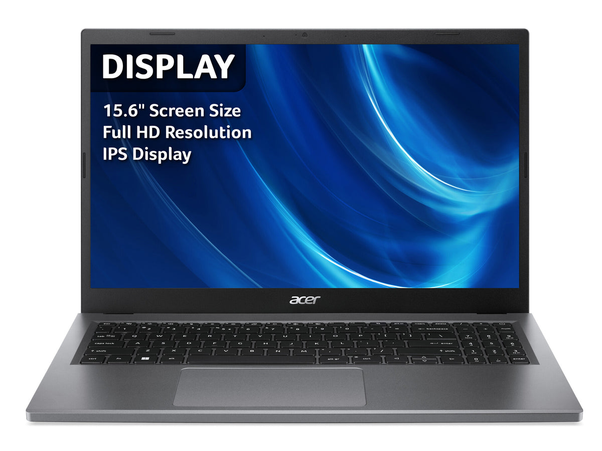 Acer Extensa 15 Laptop - 39.6 cm (15.6") - AMD Ryzen™ 3 7320U - 8 GB DDR5-SDRAM - 256 GB SSD - Wi-Fi 6 - Windows 11 Pro - Grey