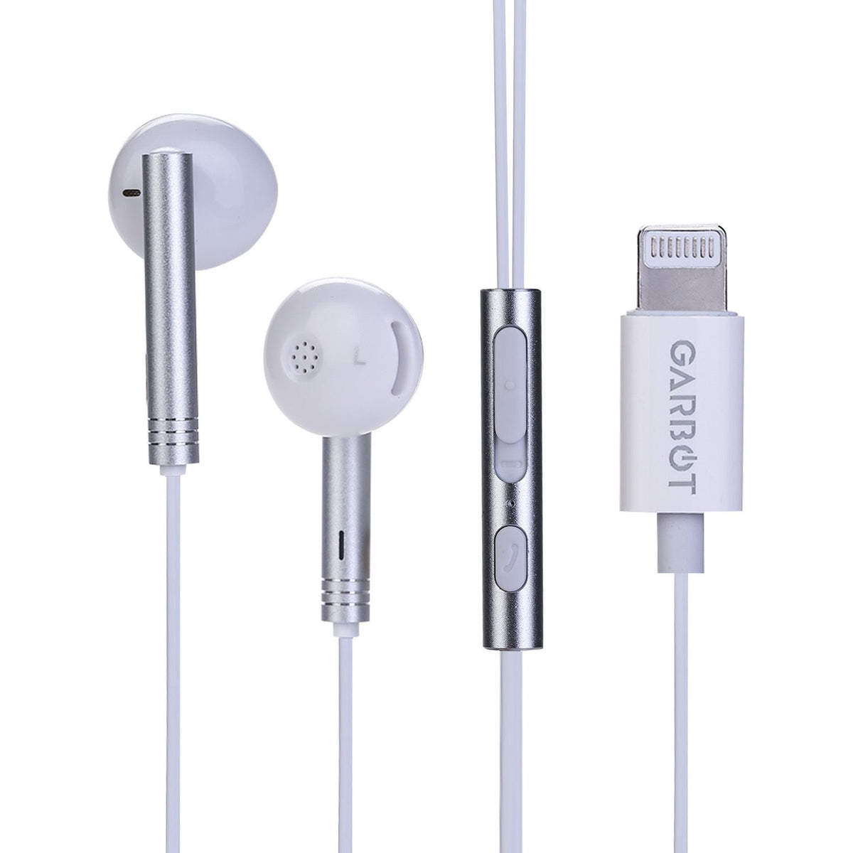 Garbot C-05-10200 headphones/headset Wired & Wireless In-ear Music Bluetooth Silver, White