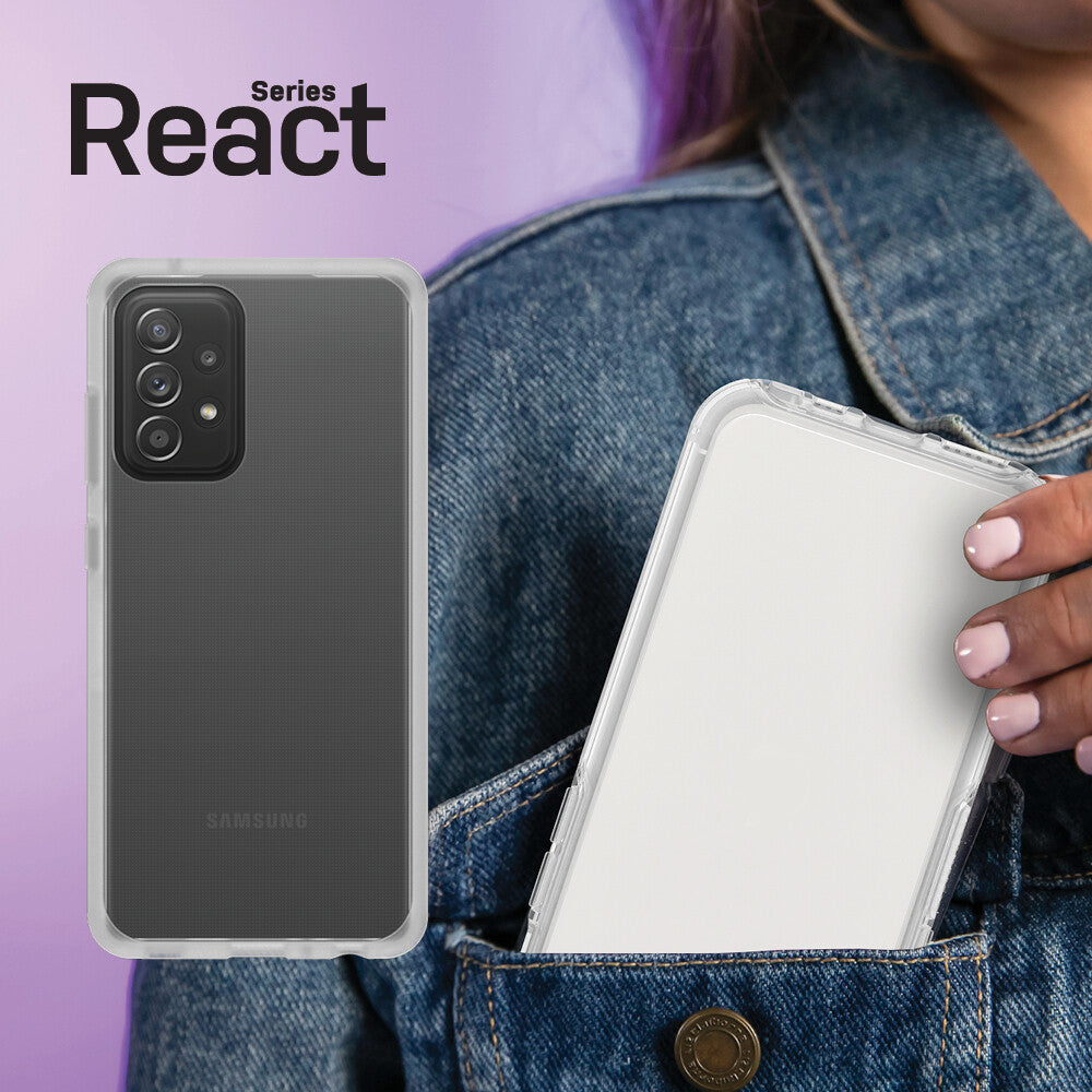 OtterBox React Series for Samsung Galaxy A52 / A52 (5G) in Transparent - No Packaging