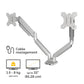 Fellowes Platinum Series 8056501 - Desk monitor mount for upto 81.3 cm (32")