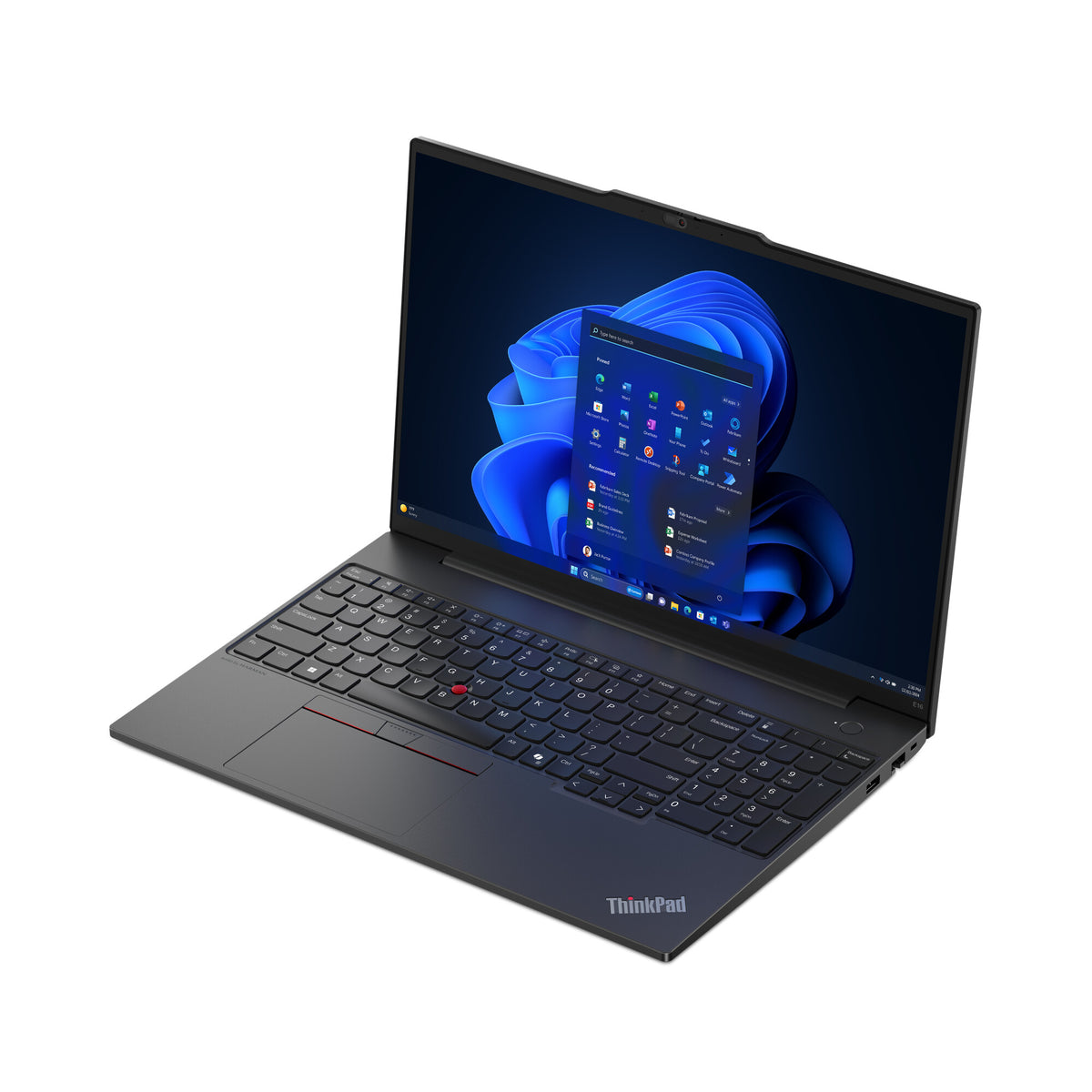 Lenovo ThinkPad E16 Laptop - 40.6 cm (16") - Intel Core Ultra 5 125U - 16 GB DDR5-SDRAM - 256 GB SSD - Wi-Fi 6E - Windows 11 Pro - Black