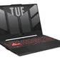 ASUS TUF Gaming A15 Laptop - 39.6 cm (15.6") - AMD Ryzen™ 5 7535HS - 16 GB DDR5-SDRAM - 512 GB SSD - NVIDIA GeForce RTX 4060 - Wi-Fi 6 - Windows 11 Home - Black / Grey