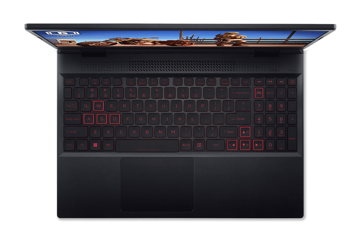 Acer Nitro 5 AN515-58 Gaming Laptop - 39.6 cm (15.6") - Intel® Core™ i7-12650H - 16 GB DDR4-SDRAM - 1 TB SSD - NVIDIA GeForce RTX 4060 - Wi-Fi 6 - Windows 11 Home - Black