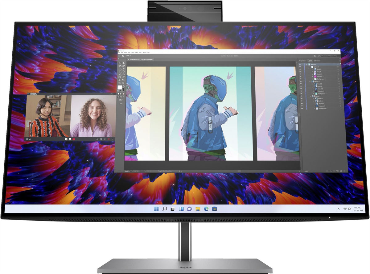 HP Z24m G3 60.5 cm (23.8") 2560 x 1440 pixels Quad HD Silver Monitor