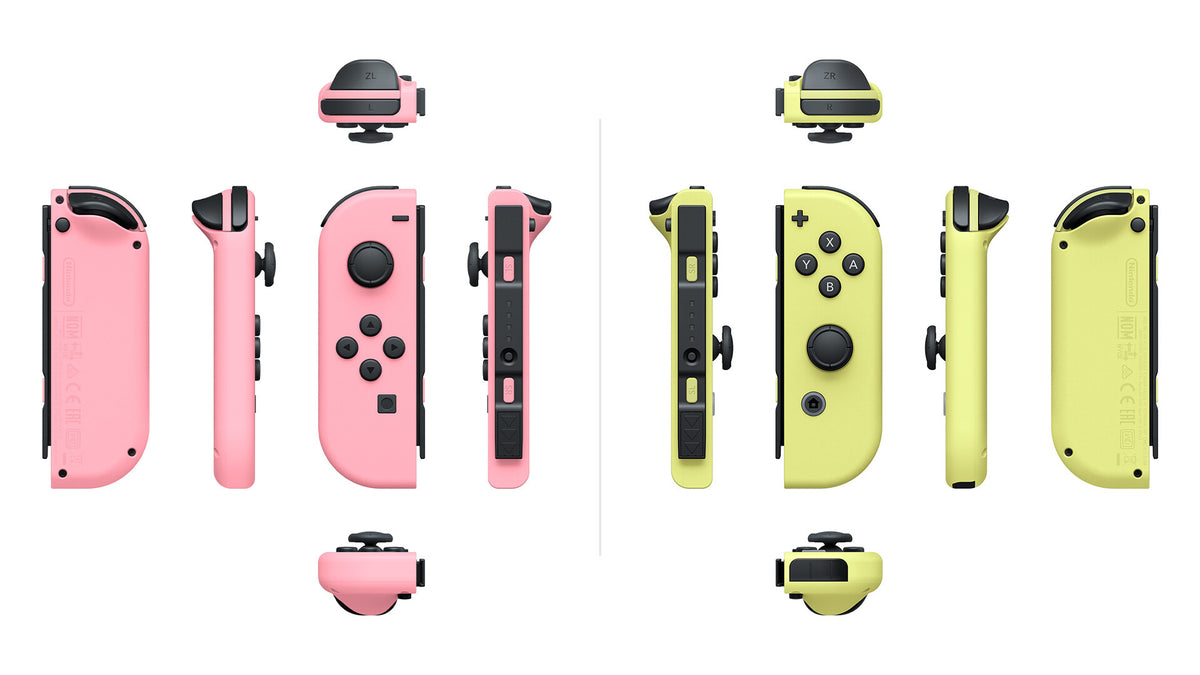 Nintendo Joy-Con - Bluetooth Gamepad in Pastel Pink & Pastel Yellow