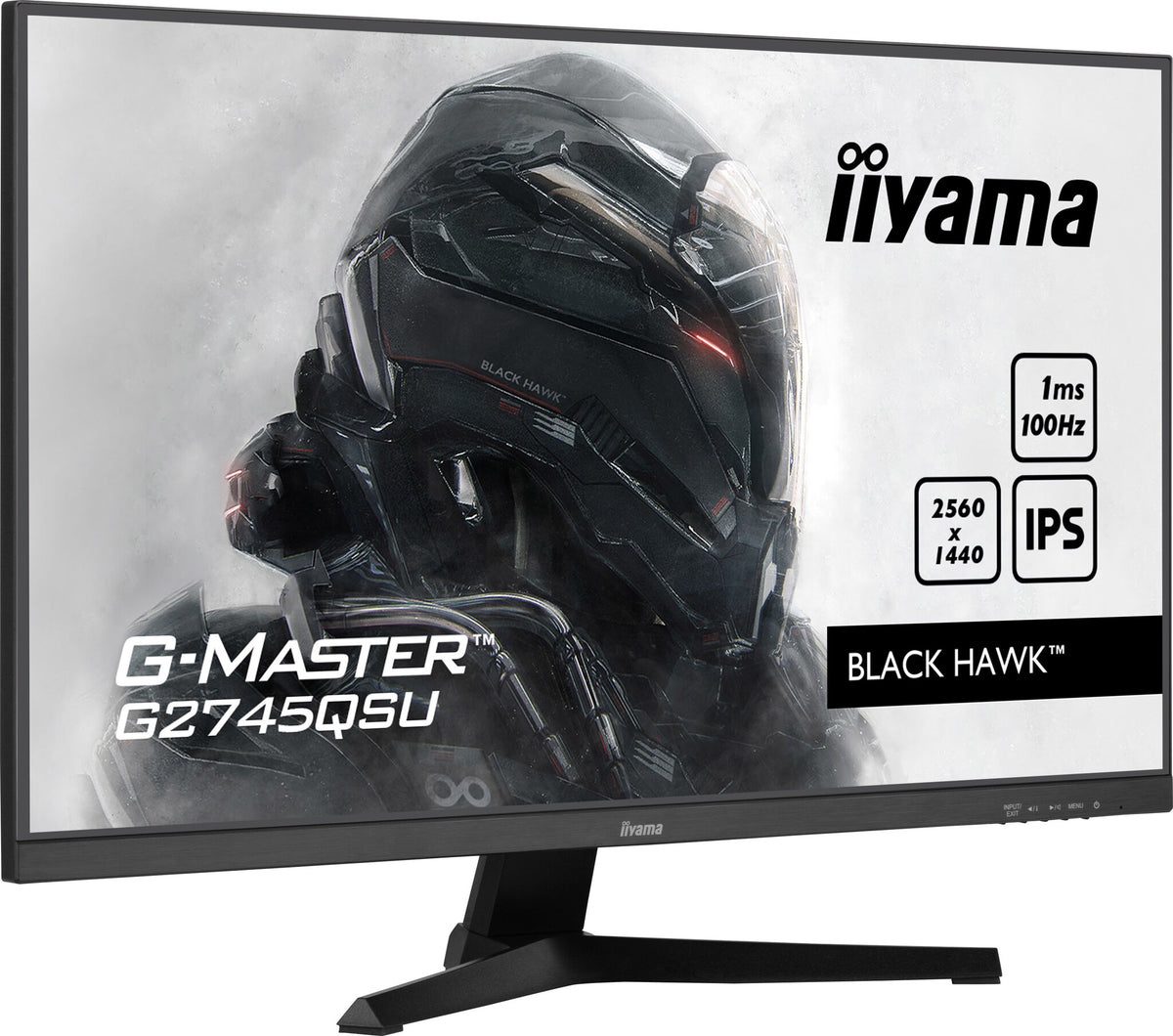 iiyama G-MASTER G2745QSU-B1 - 68.6 cm (27") - 2560 x 1440 pixels Dual WQHD LED Monitor