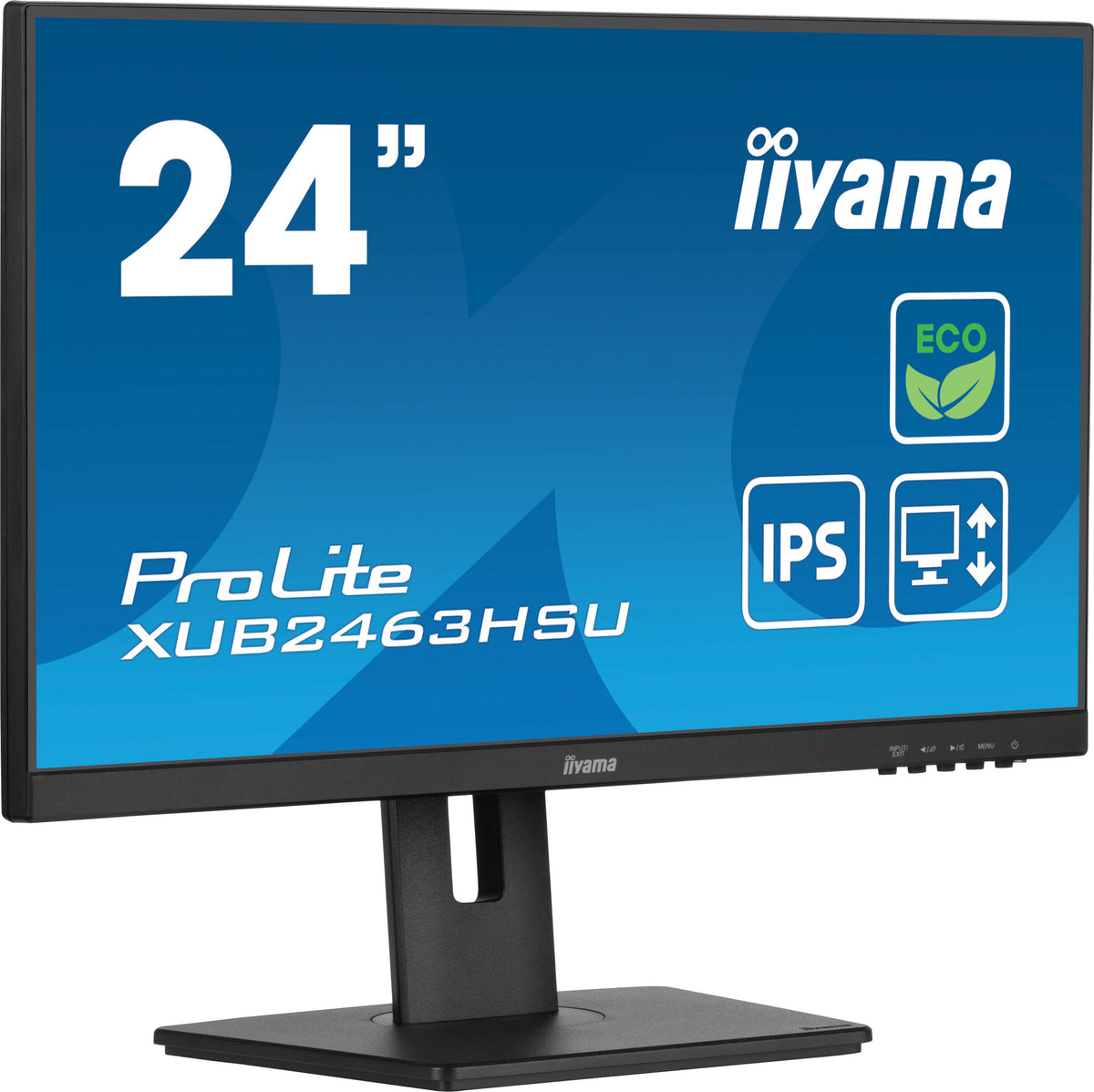 iiyama ProLite XUB2463HSU-B1 - 61 cm (24") - 1920 x 1080 pixels FHD LED Monitor