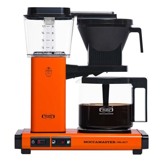 Moccamaster KBG Select - 1.25 Litre Fully-auto Drip coffee maker in Orange