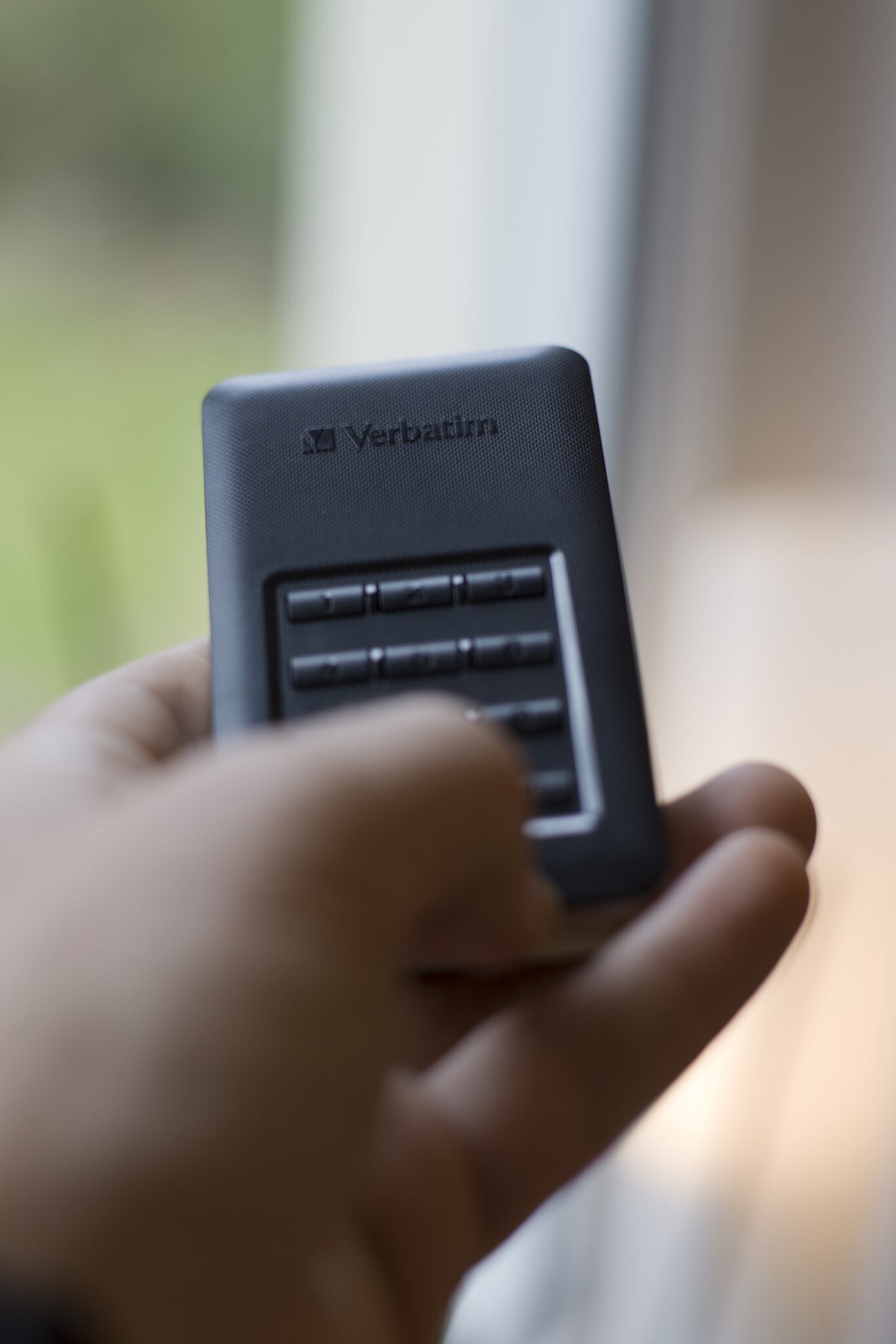 Verbatim Store 'n' Go Portable SSD with Keypad Access in Black / Silver - 256 GB