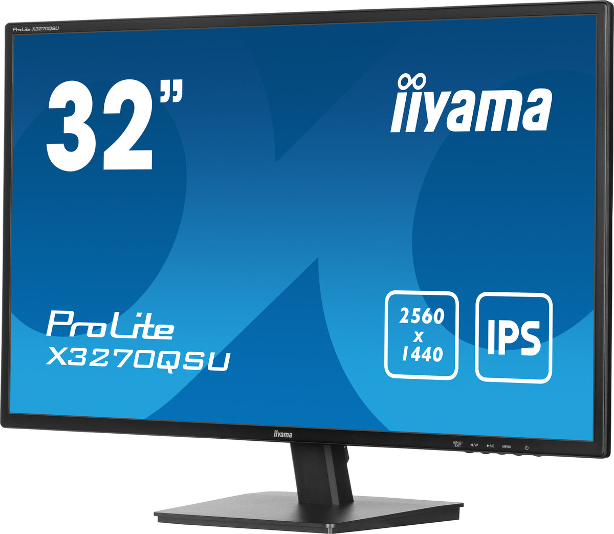 iiyama ProLite X3270QSU-B1 - 81.3 cm (32") - 2560 x 1440 pixels Wide Quad HD LED Monitor
