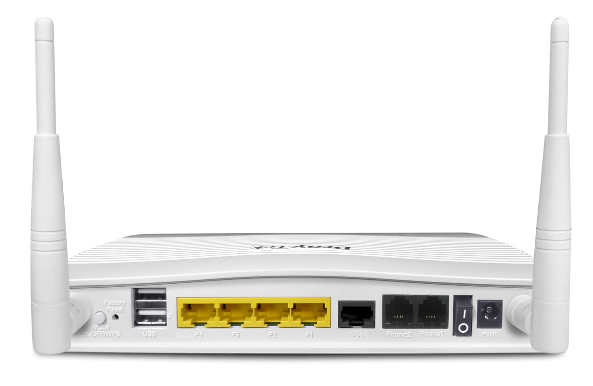 DrayTek Vigor 2766Vac - Gigabit Ethernet Dual-band (2.4 GHz / 5 GHz) wireless router in White