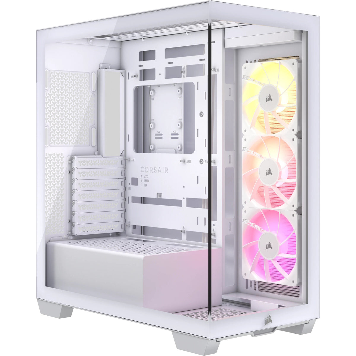Corsair 3500X ARGB - EATX Mid Tower Case in White