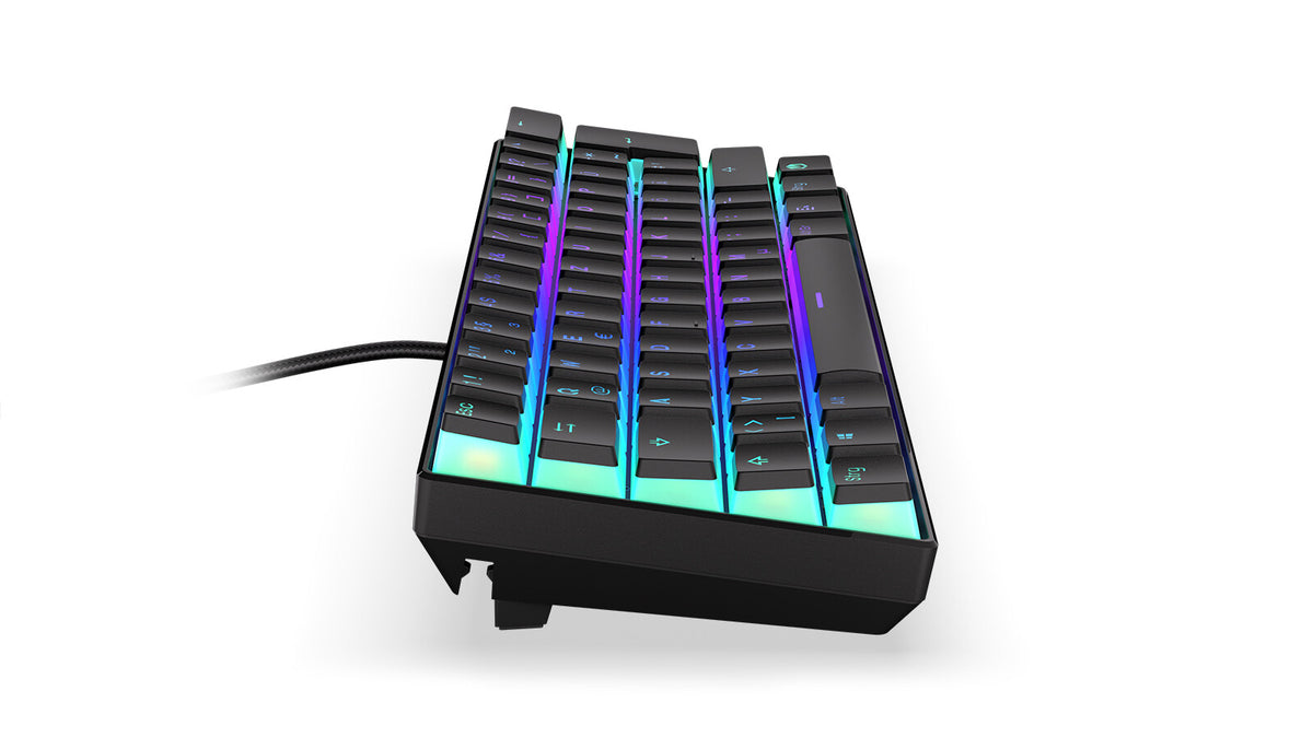ENDORFY Thock Compact - USB Wired + RF Wireless RGB Mechanical Keyboard in Black (QWERTZ German)