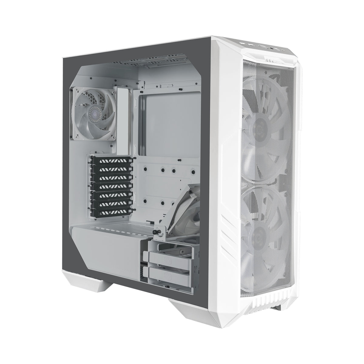 Cooler Master HAF 500 - ATX Mid Tower Case in White