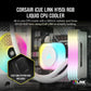 Corsair iCUE LINK H150i RGB - Liquid Processor Cooling Kit in White - 360mm