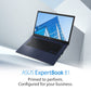 ASUS ExpertBook B1 Laptop - 35.6 cm (14") - Intel® Core™ i7-1355U - 16 GB DDR4-SDRAM - 512 GB SSD - Wi-Fi 6E - Windows 11 Pro - Black