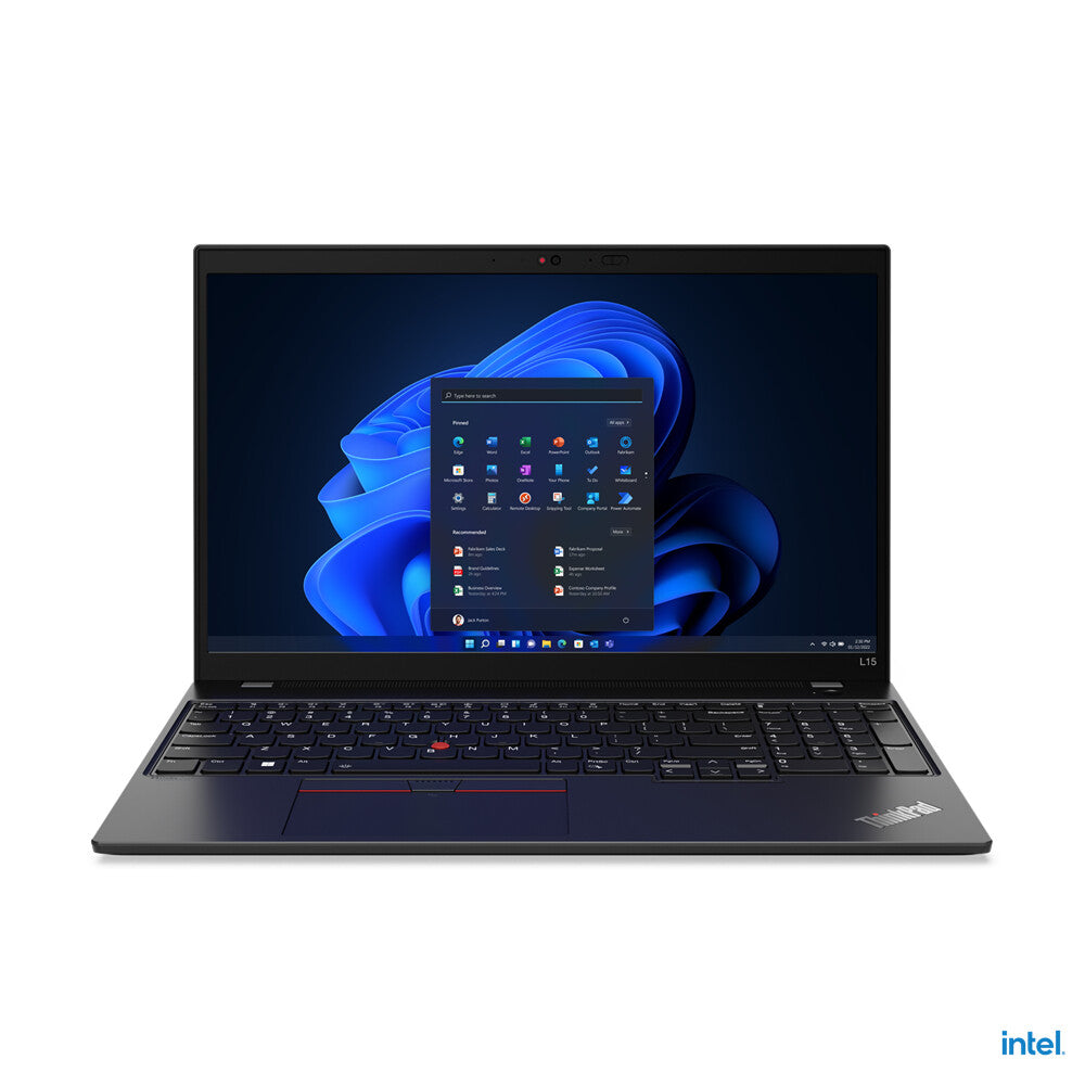 Lenovo ThinkPad L15 Gen 3 Laptop - 39.6 cm (15.6") - Intel® Core™ i5-1235U - 8 GB DDR4-SDRAM - 256 GB SSD - Wi-Fi 6 - Windows 11 Pro - Black