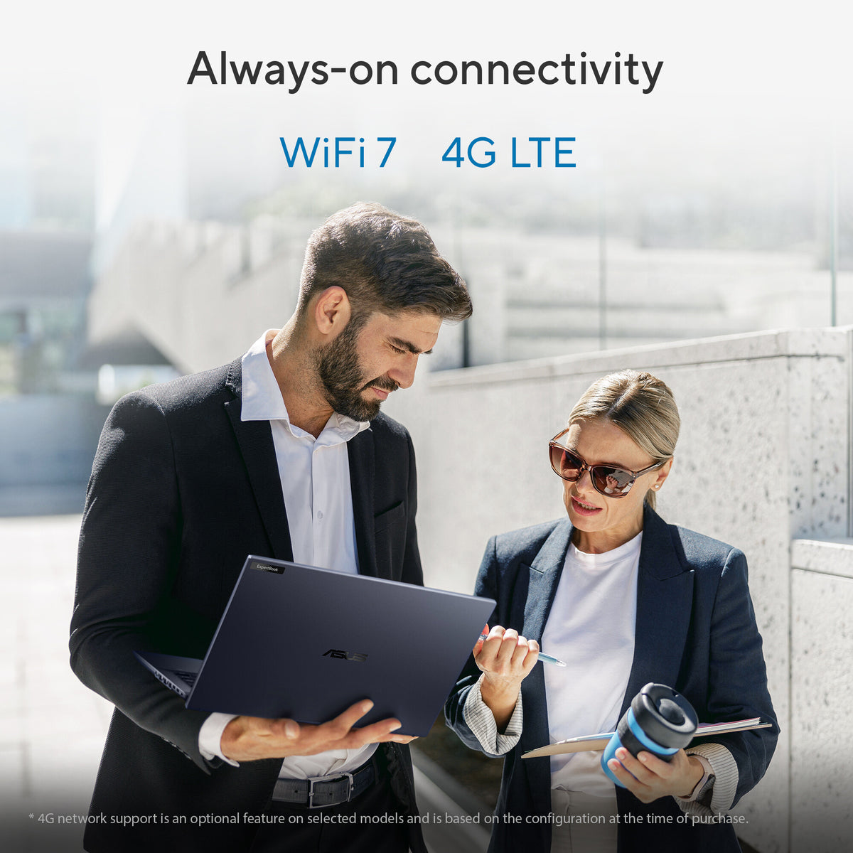 ASUS ExpertBook B5 Laptop - 35.6 cm (14") - Touchscreen - Intel Core Ultra 7 155U - 32 GB DDR5-SDRAM - 1 TB SSD - Wi-Fi 6E - Windows 11 Pro - Black