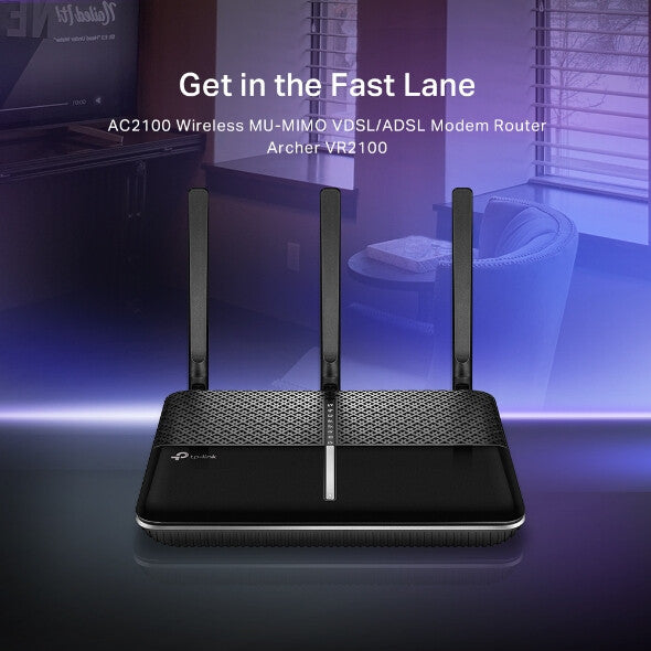 TP-Link AC2100 - Dual-band (2.4 GHz / 5 GHz) wireless router in Black
