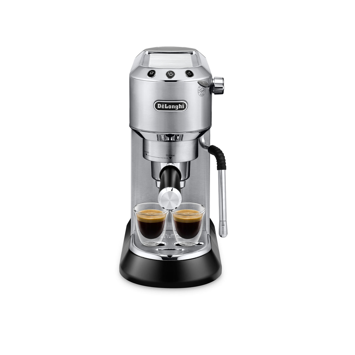 De'Longhi Dedica Arte Metallics - Espresso Coffee Machine in Stainless Steel
