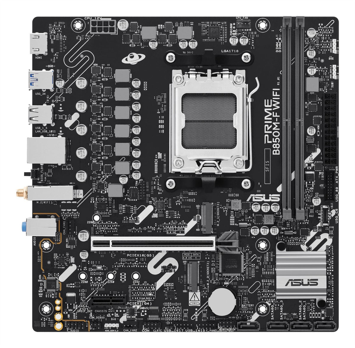ASUS PRIME B850M-F WIFI AMD B850 Socket AM5 micro ATX