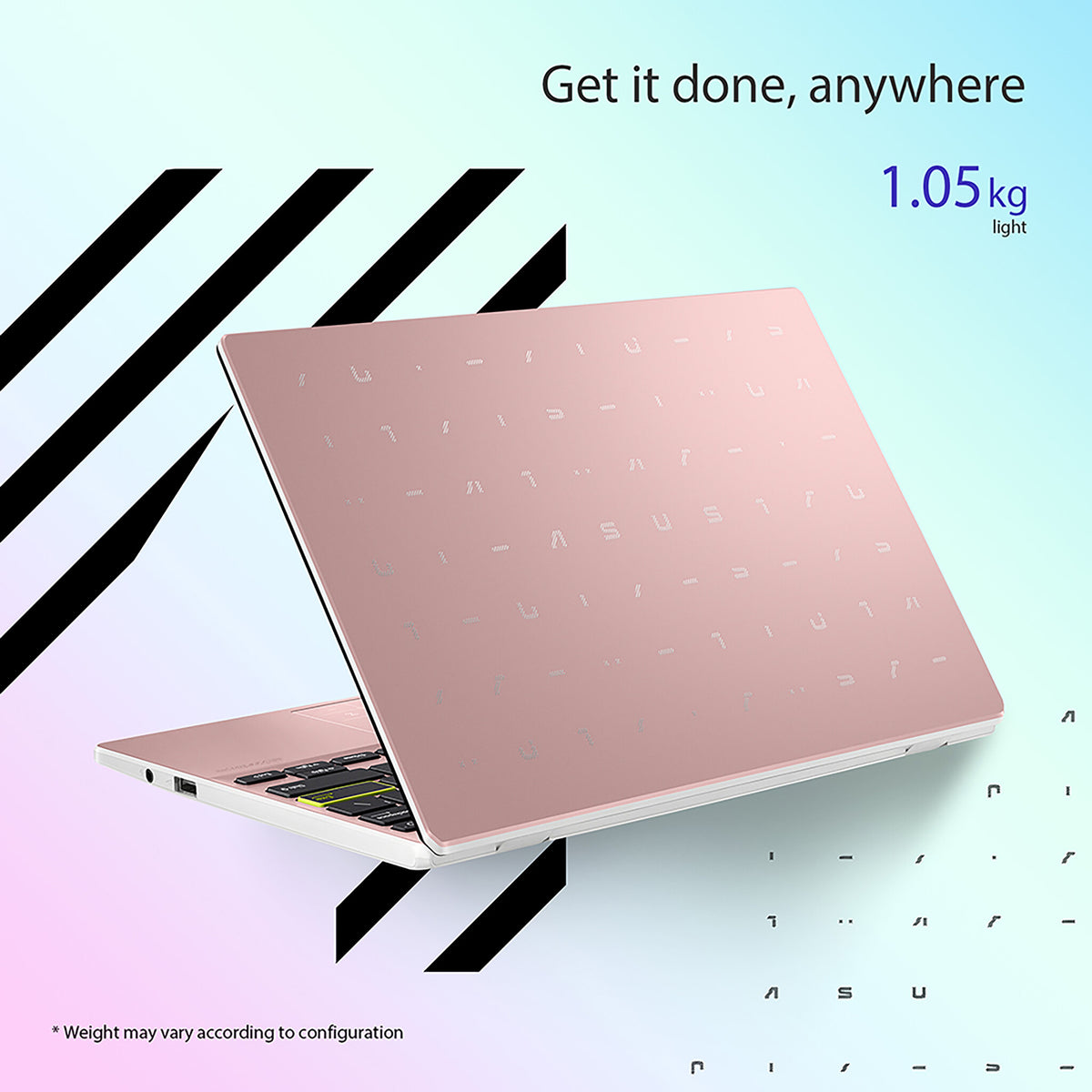 ASUS E210MA-GJ325WS Laptop - 29.5 cm (11.6") - Intel® Celeron® N N4020 - 4 GB DDR4-SDRAM - 64 GB eMMC - Wi-Fi 5 - Windows 11 Home in S mode - Pink