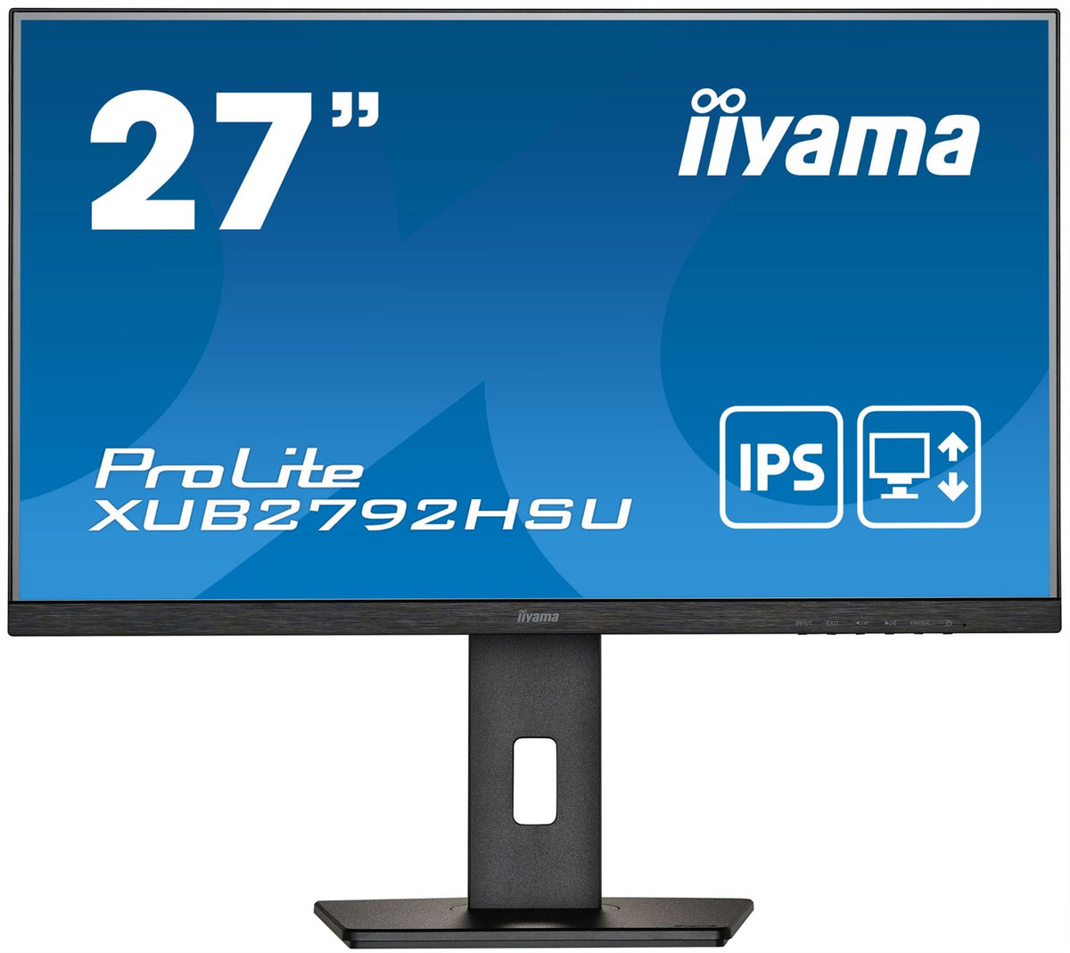 iiyama ProLite XUB2792HSU-B5 LED display 68.6 cm (27") 1920 x 1080 pixels Full HD Black Monitor