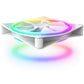 NZXT F120 RGB DUO - Computer Case Fan in White - 120mm