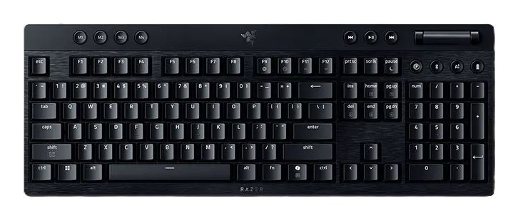 Razer BlackWidow V4 keyboard Gaming USB + RF Wireless + Bluetooth QWERTY US International Black