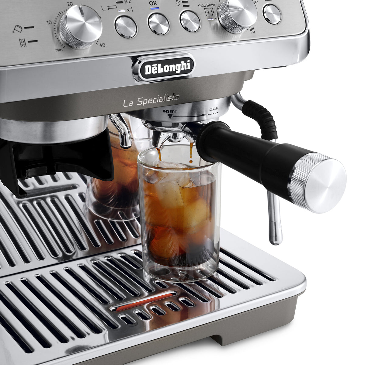 De’Longhi La Specialista Arte Evo - Manual Coffee Machine in Silver