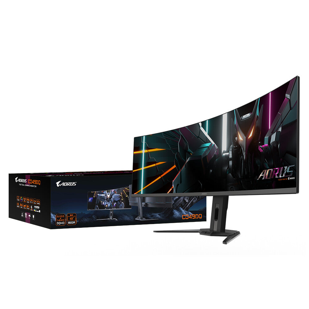Gigabyte CO49DQ OLED - 124.5 cm (49") - 5120 x 1440 pixels DQHD OLED Curved Gaming Monitor