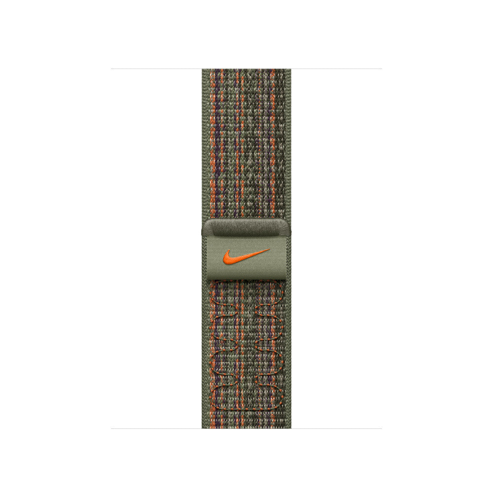 Apple MTL33ZM/A - 41mm Sequoia/Orange Nike Sport Loop