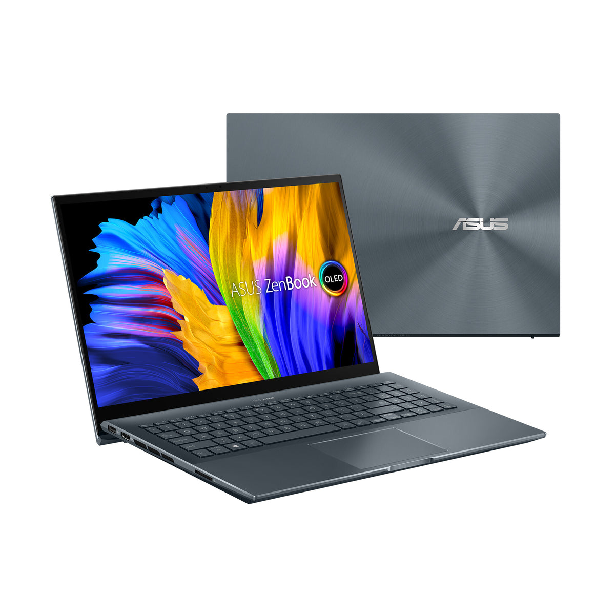 ASUS Zenbook Pro 15 OLED Laptop - 39.6 cm (15.6") - Touchscreen - AMD Ryzen™ 7 5800H - 16 GB LPDDR4x-SDRAM - 512 GB SSD - Wi-Fi 5 - Windows 11 Home - Grey