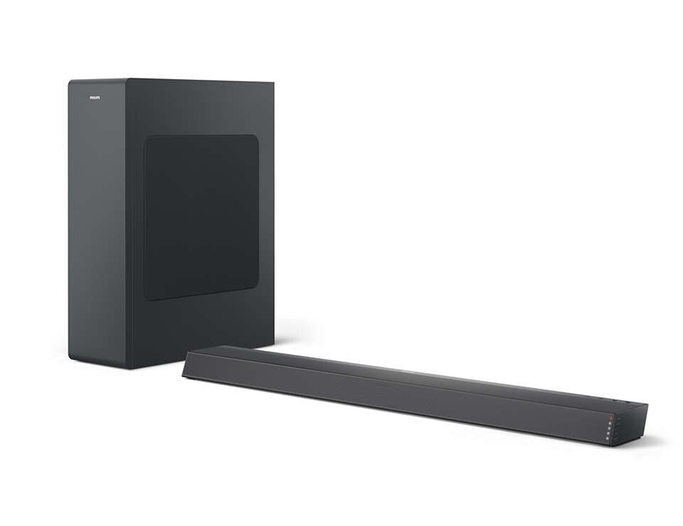 Philips TAB6305 Slim Sound Bar 2.1 CH Wireless Subwoofer