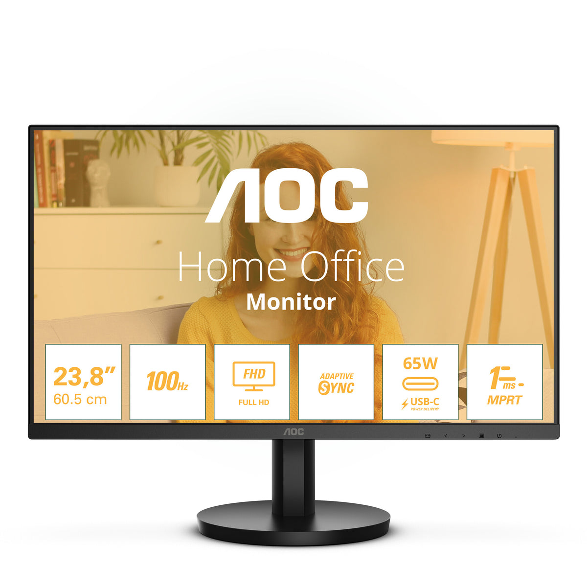 AOC 24B3CA2 - 60.5 cm (23.8") - 1920 x 1080 pixels Full HD LED Monitor